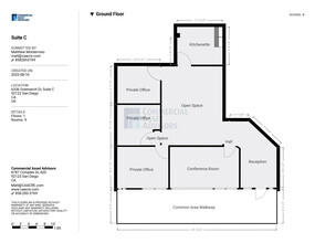 6336 Greenwich Dr, San Diego, CA à louer Plan d’étage– Image 1 sur 10