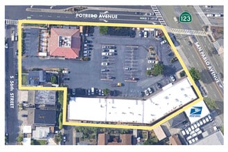 11299 San Pablo Ave, El Cerrito, CA - Vue aérienne vue de carte