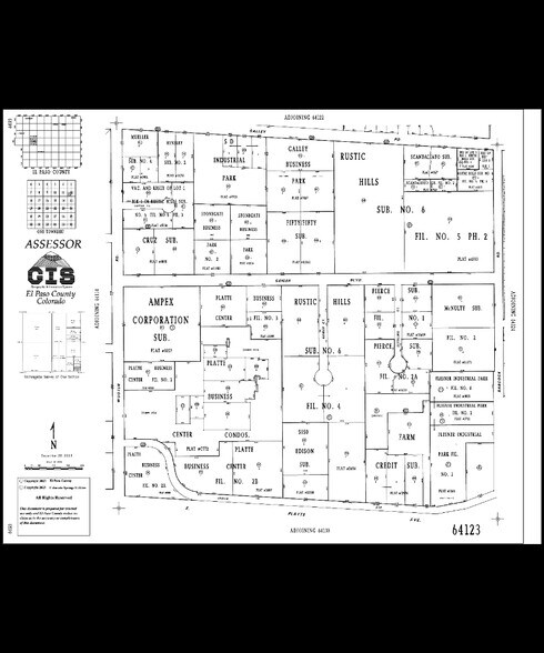 4980 Edison Ave, Colorado Springs, CO à louer - Plan cadastral – Image 1 sur 1