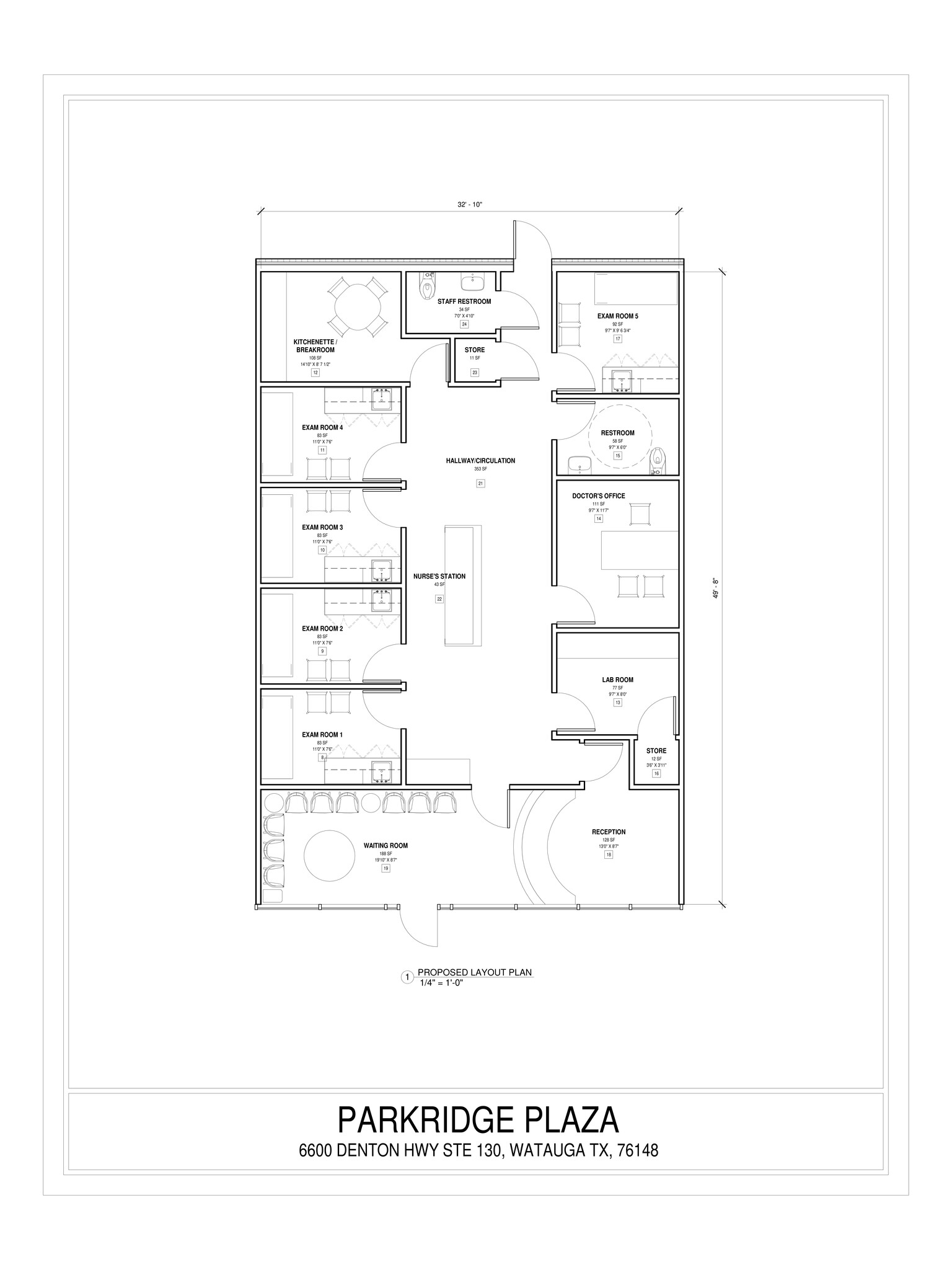 6600 Denton Hwy, Watauga, TX à louer Plan de site– Image 1 sur 11