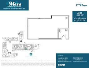 1930 S Alma School Rd, Mesa, AZ à louer Plan d’étage– Image 1 sur 2