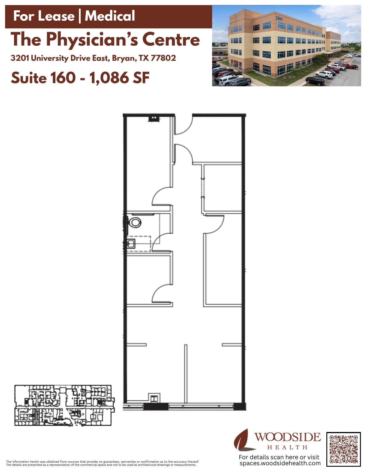 3201 University Dr E, Bryan, TX à louer Plan d’étage– Image 1 sur 1