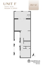 11-21 E 1st St, Hinsdale, IL à louer Plan d’étage– Image 2 sur 9