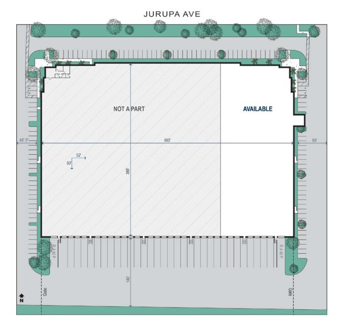13489 Jurupa Ave, Fontana, CA à louer Plan de site– Image 1 sur 1