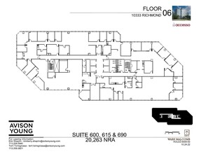 10333 Richmond Ave, Houston, TX à louer Plan d’étage– Image 1 sur 5