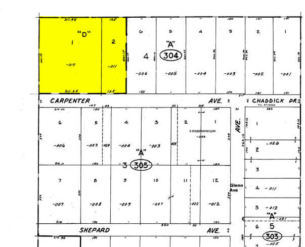 190-198 W Carpenter Ave, Wheeling, IL à louer - Plan cadastral – Image 2 sur 5