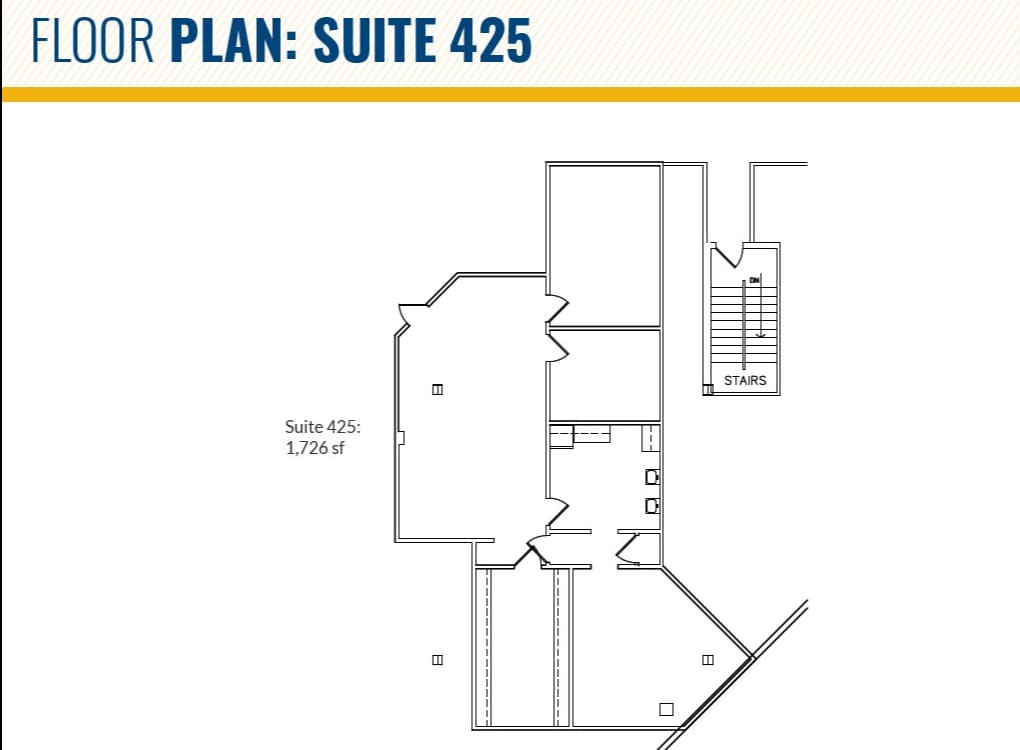 110 West Rd, Towson, MD à louer Plan d’étage– Image 1 sur 1