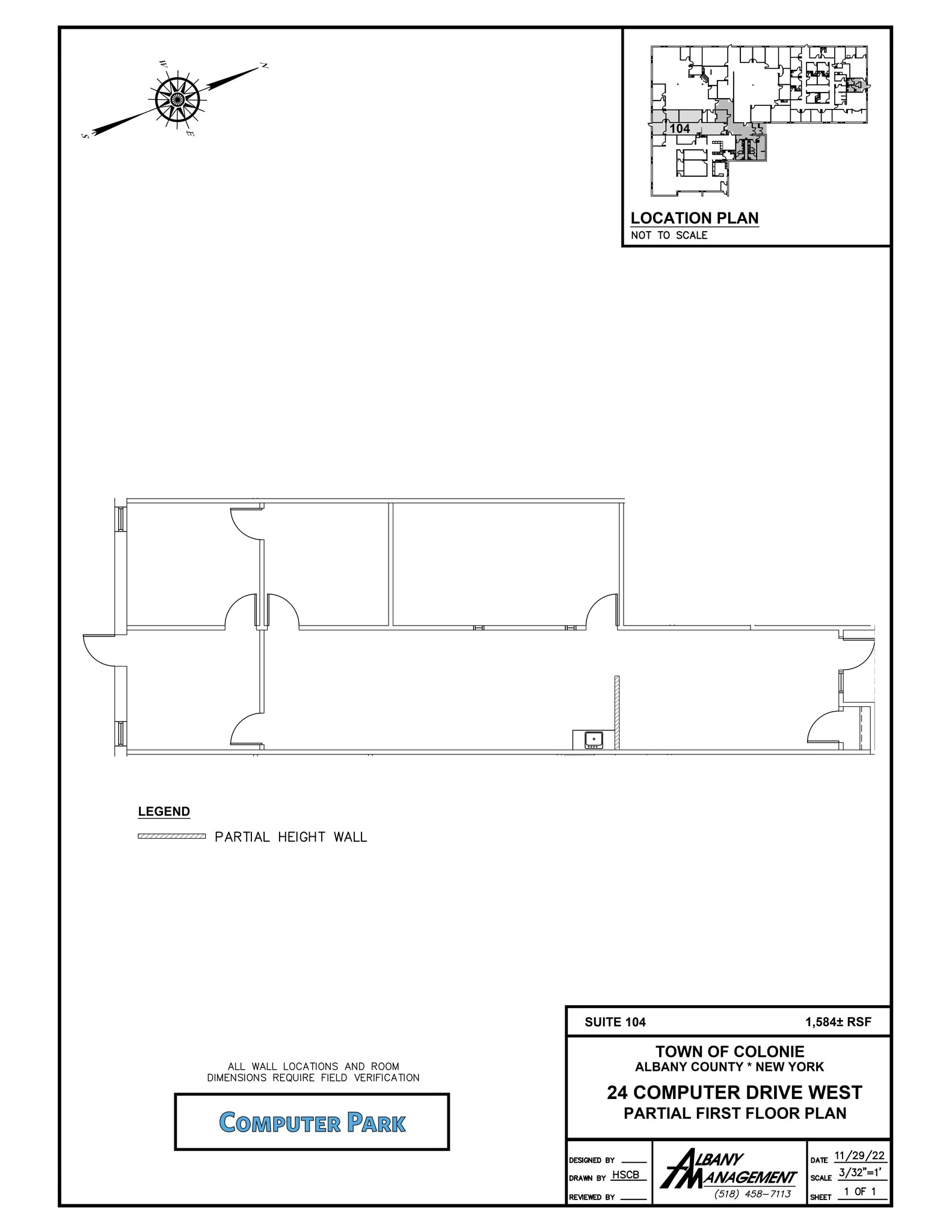 2 Computer Dr W, Albany, NY à louer Plan de site– Image 1 sur 1