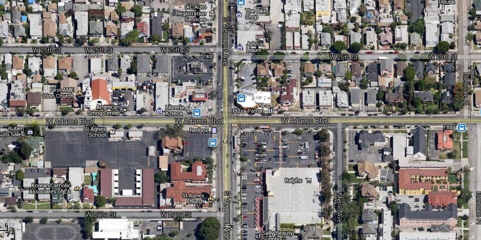 1375 W Adams Blvd, Los Angeles, CA à louer - Aérien – Image 3 sur 8