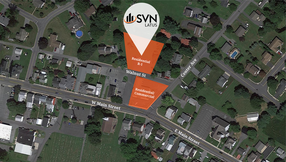 100 W Main St, Terre Hill, PA à vendre - Aérien – Image 1 sur 3