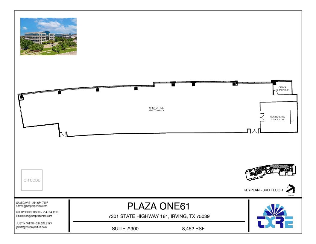 7301 N State Highway 161, Irving, TX à louer Plan d’étage– Image 1 sur 1
