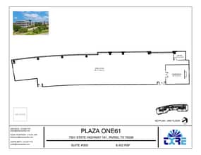 7301 N State Highway 161, Irving, TX à louer Plan d’étage– Image 1 sur 1