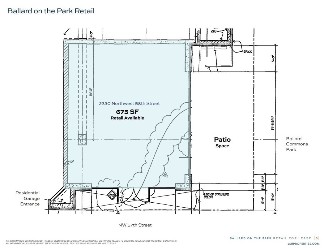 2230 NW 57th St, Seattle, WA à louer Plan d’étage– Image 1 sur 1