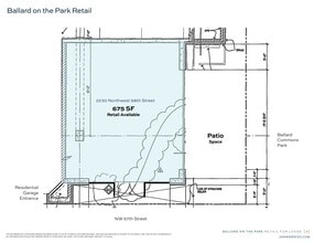 2230 NW 57th St, Seattle, WA à louer Plan d’étage– Image 1 sur 1