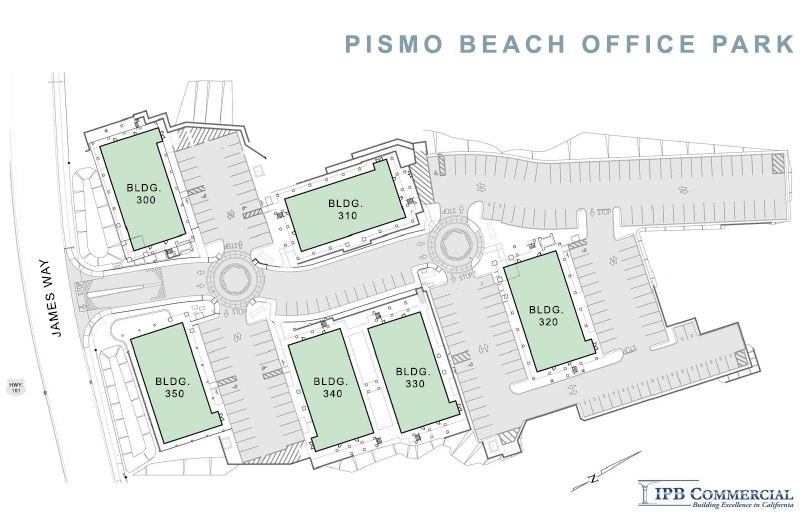 300 James Way, Pismo Beach, CA à louer - Plan de site – Image 3 sur 3