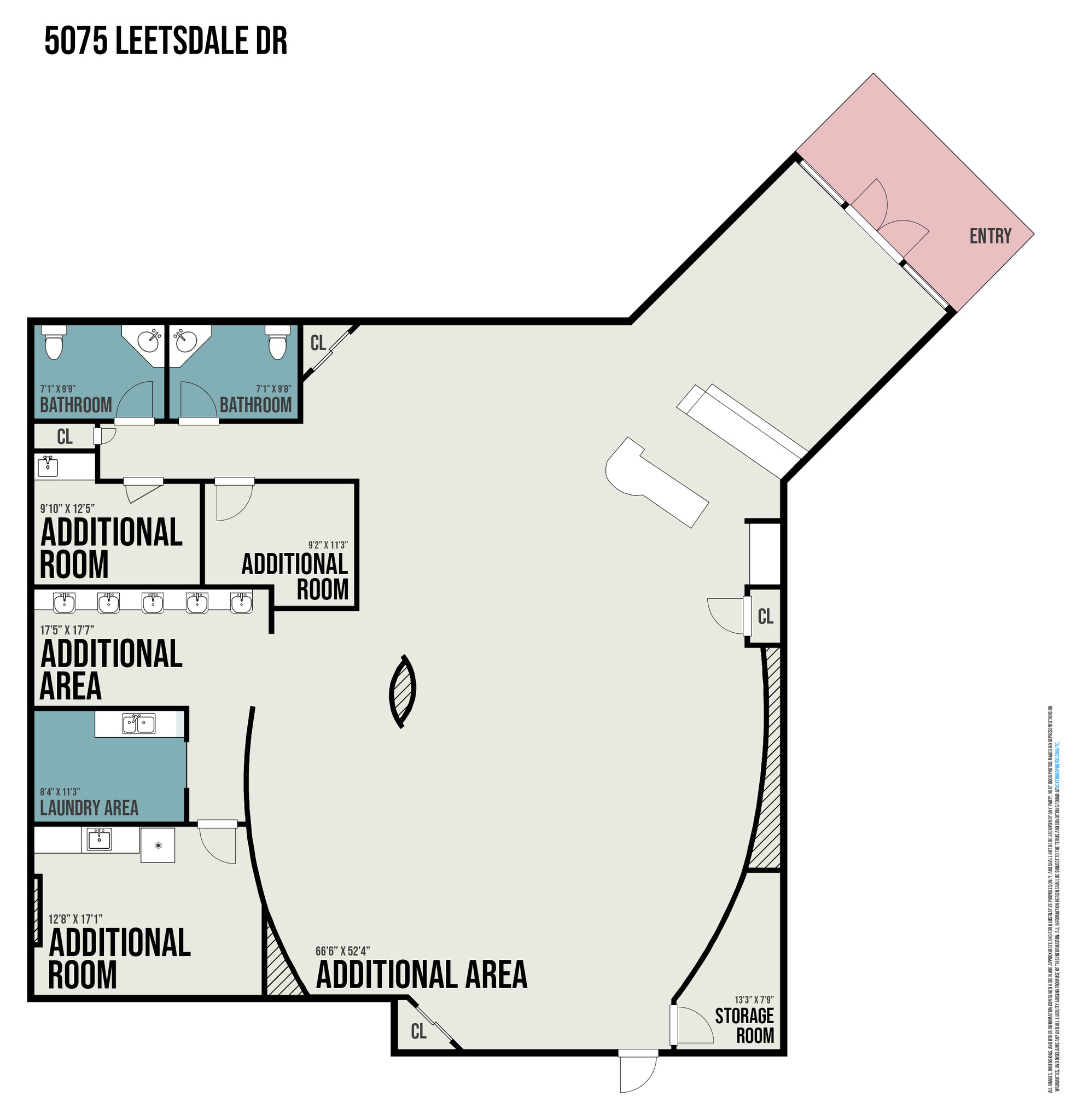 5075 Leetsdale Dr, Denver, CO à louer Plan d’étage– Image 1 sur 7