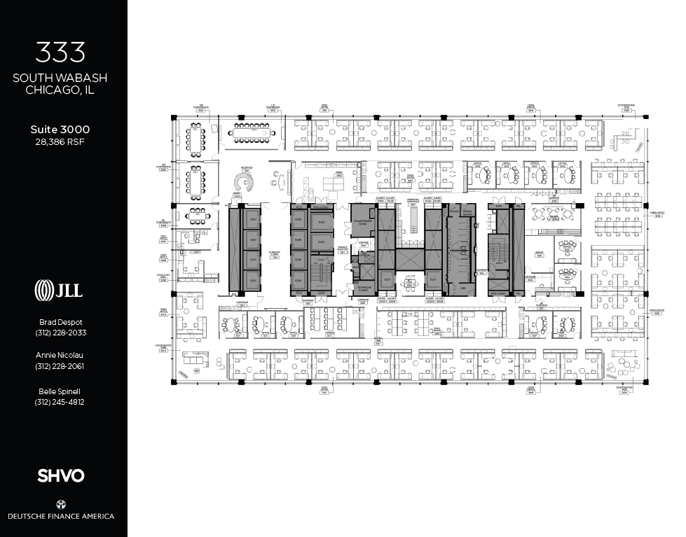 333 S Wabash Ave, Chicago, IL à louer Plan d’étage– Image 1 sur 6