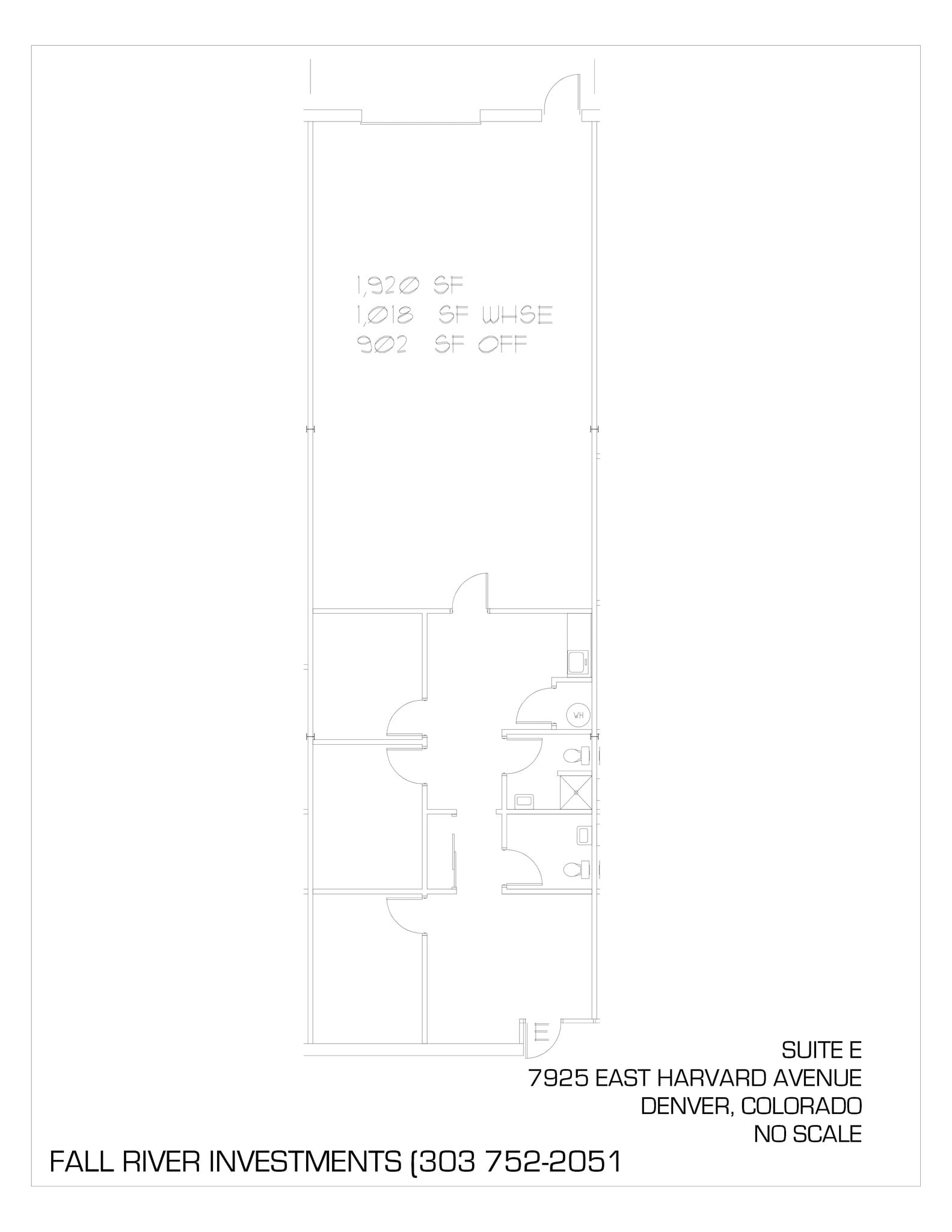 7925 E Harvard Ave, Denver, CO à louer Plan de site– Image 1 sur 1
