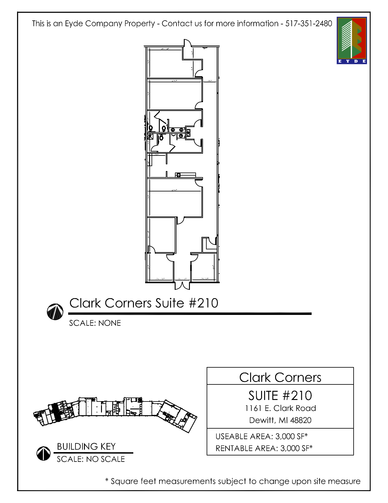 1161 E Clark Rd, Dewitt, MI à louer Plan d’étage– Image 1 sur 1