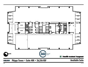 3438 Peachtree Rd NE, Atlanta, GA à louer Plan d’étage– Image 2 sur 2