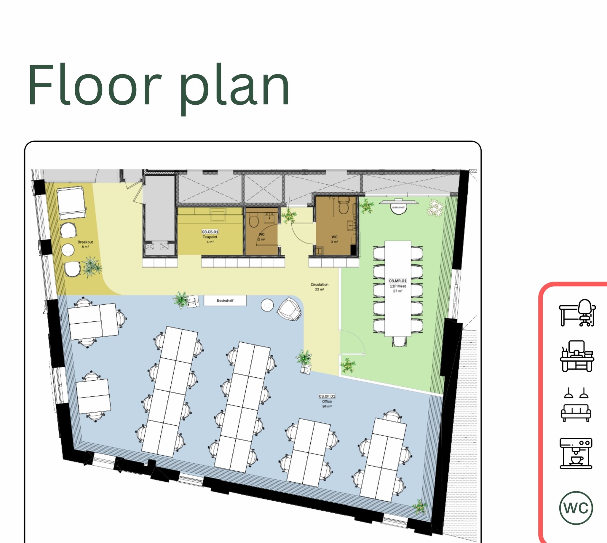 58 Wardour St, Londres à louer Plan d’étage– Image 1 sur 10