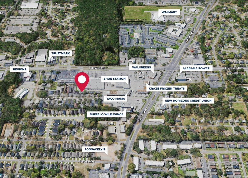 6312 Piccadilly Square Dr, Mobile, AL à vendre - Photo de l’immeuble – Image 2 sur 3