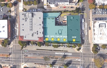 2450 Shattuck Ave, Berkeley, CA - VUE AÉRIENNE vue de carte