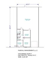2333 Minnis Dr, Haltom City, TX à louer Plan d’étage– Image 1 sur 1