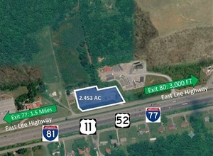 2220 E Lee Hwy, Wytheville, VA - Vue aérienne vue de carte - Image1