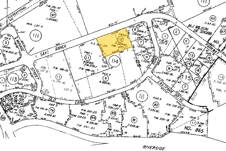22700 Savi Ranch Pky, Yorba Linda, CA à vendre - Plan cadastral – Image 2 sur 9