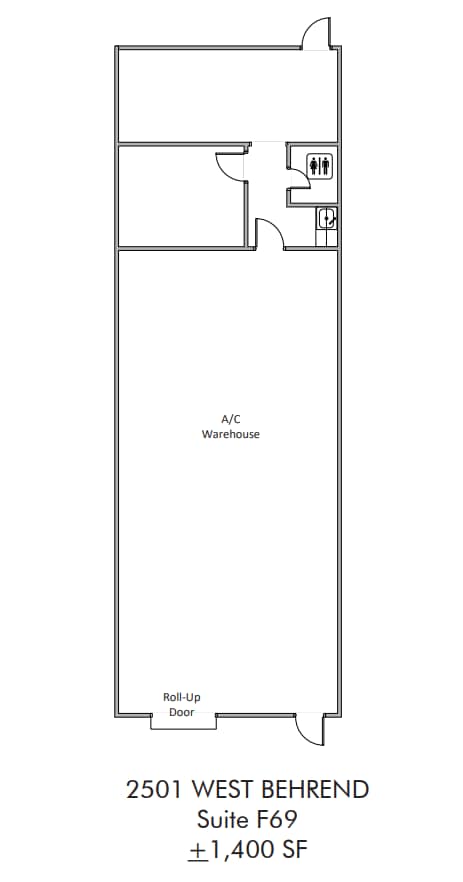 2401 W Behrend Dr, Phoenix, AZ à louer Plan d’étage– Image 1 sur 1