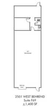 2401 W Behrend Dr, Phoenix, AZ à louer Plan d’étage– Image 1 sur 1