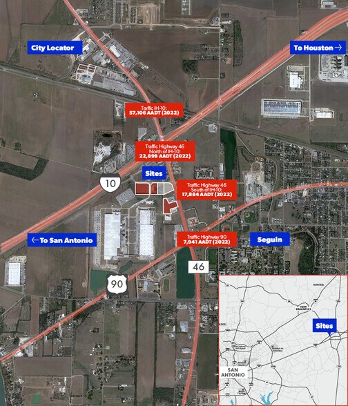 IH-10 & Hwy 46, Seguin, TX à vendre - Photo de l’immeuble – Image 2 sur 5