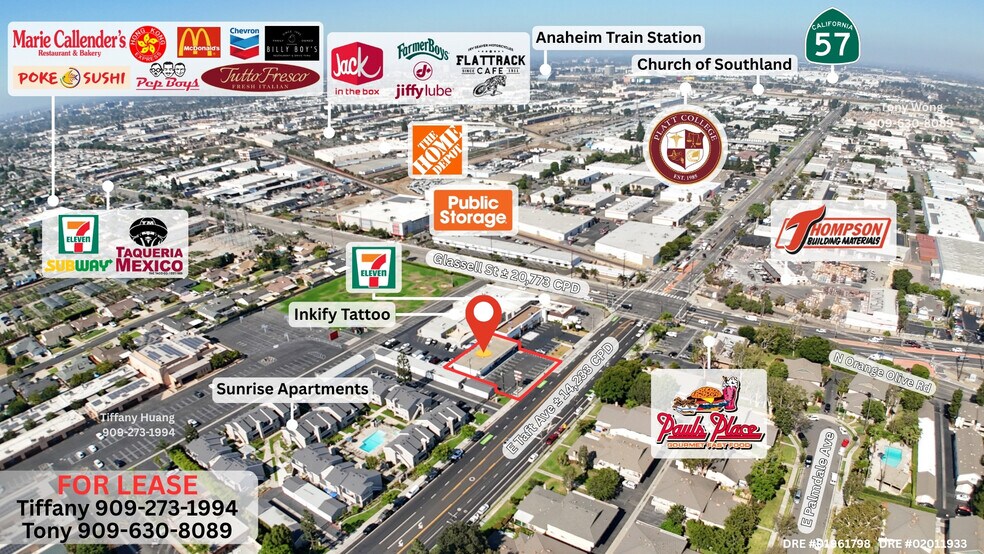 138-140 E Taft Ave, Orange, CA à louer - Photo de l’immeuble – Image 2 sur 22