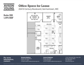 20410 Century Blvd, Germantown, MD à louer Plan d’étage– Image 1 sur 1