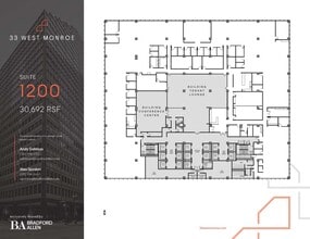 33 W Monroe St, Chicago, IL à louer Plan d’étage– Image 1 sur 5