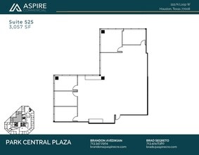 1111 N Loop W, Houston, TX à louer Plan d’étage– Image 1 sur 2