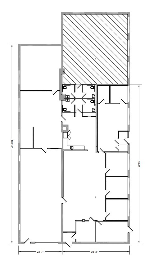 452 N Claremont Ave, Chicago, IL à louer Plan d’étage– Image 1 sur 1