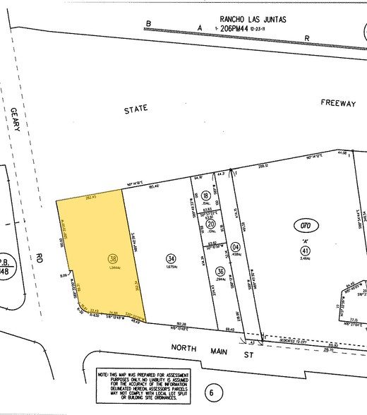 2890 N Main St, Walnut Creek, CA à louer - Plan cadastral – Image 2 sur 5