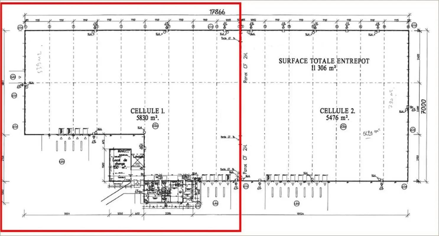 6 Rue Du Bénélux, Lespinasse à louer Plan d’étage– Image 1 sur 4