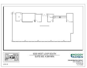 6330 West Loop S, Bellaire, TX à louer Plan d’étage– Image 1 sur 1