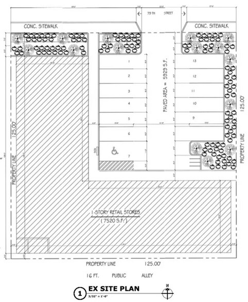1741 W 79th St, Chicago, IL à louer - Plan de site – Image 3 sur 3