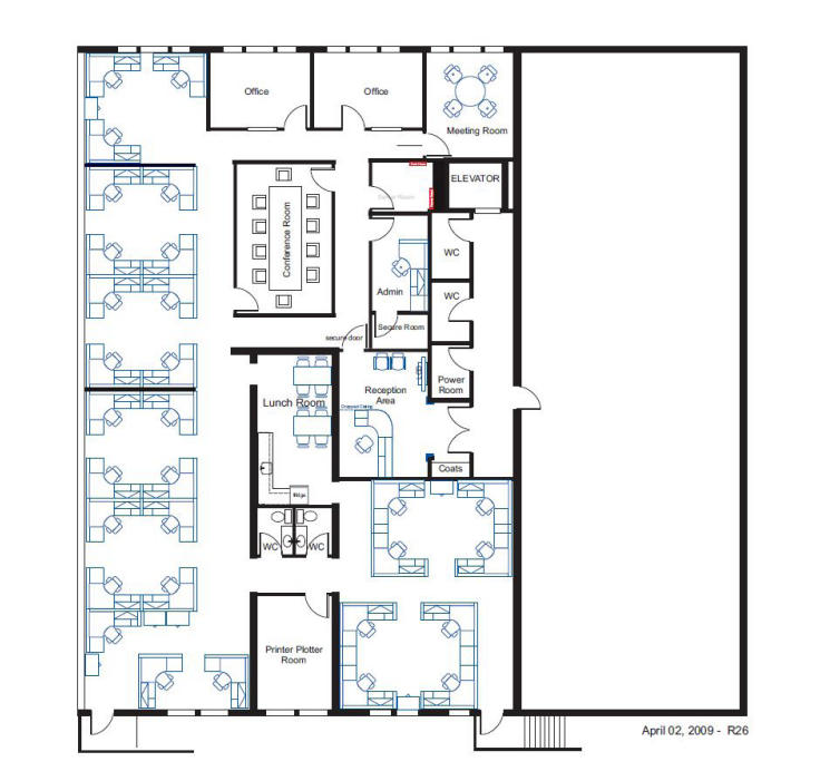 825 Broughton St, Victoria, BC à louer Plan d’étage– Image 1 sur 1