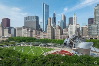 8 S Michigan Ave, Chicago, IL - Vue aérienne vue de carte - Image1