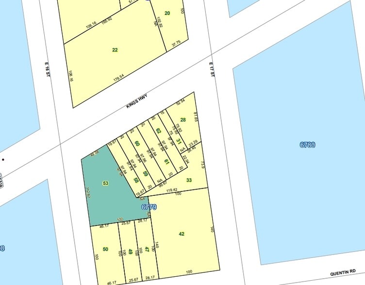 1602 Kings Hwy, Brooklyn, NY à louer - Plan cadastral – Image 2 sur 2