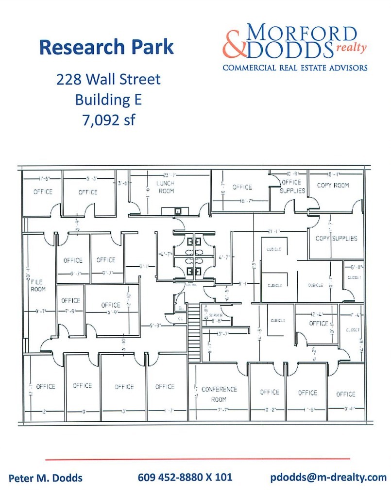 201-250 Wall St, Princeton, NJ à louer Plan d’étage– Image 1 sur 1