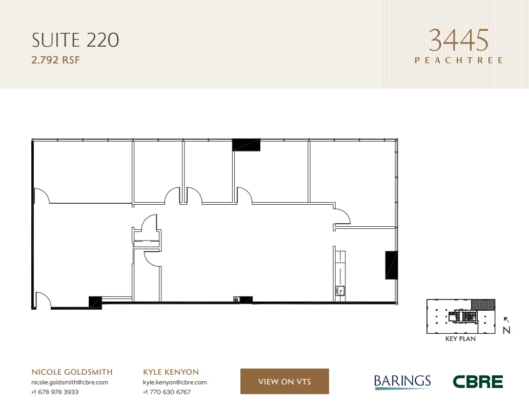 3445 Peachtree Rd NE, Atlanta, GA à louer Plan d’étage– Image 1 sur 1