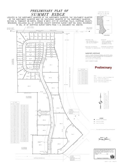Trail Ridge Rd, Chippewa Falls, WI à vendre - Plan cadastral – Image 2 sur 8