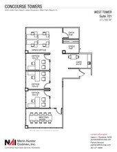 2090 Palm Beach Lakes Blvd, West Palm Beach, FL à louer Plan d’étage– Image 1 sur 1