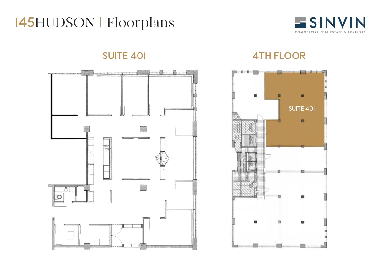 145 Hudson St, New York, NY 10013 - Lot 401 - - Plan d’étage - Image 1 of 8